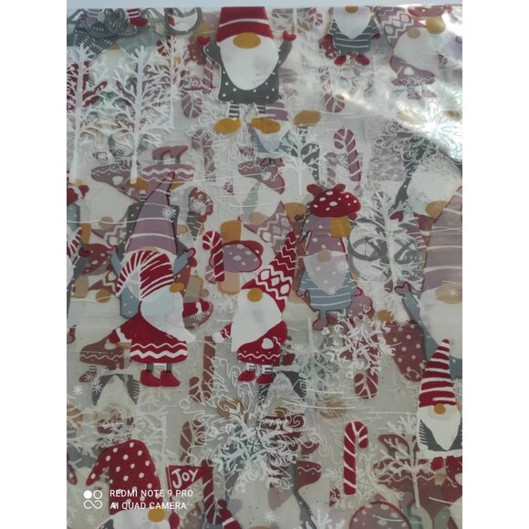 Christmas Gift Bags Set 2 With Tags Ribbon & Base Holiday Treat Bags For Giftin - Picture 11 of 13